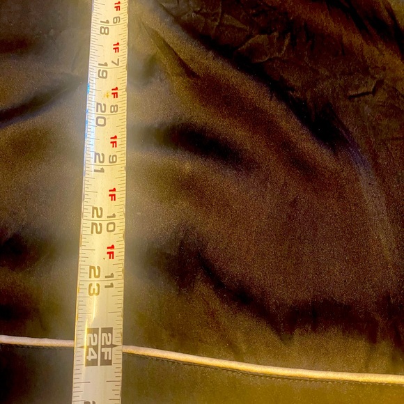 Bebe Real Silk Short Sleeve Button Up Tuxedo Shirt - Picture 9 of 10